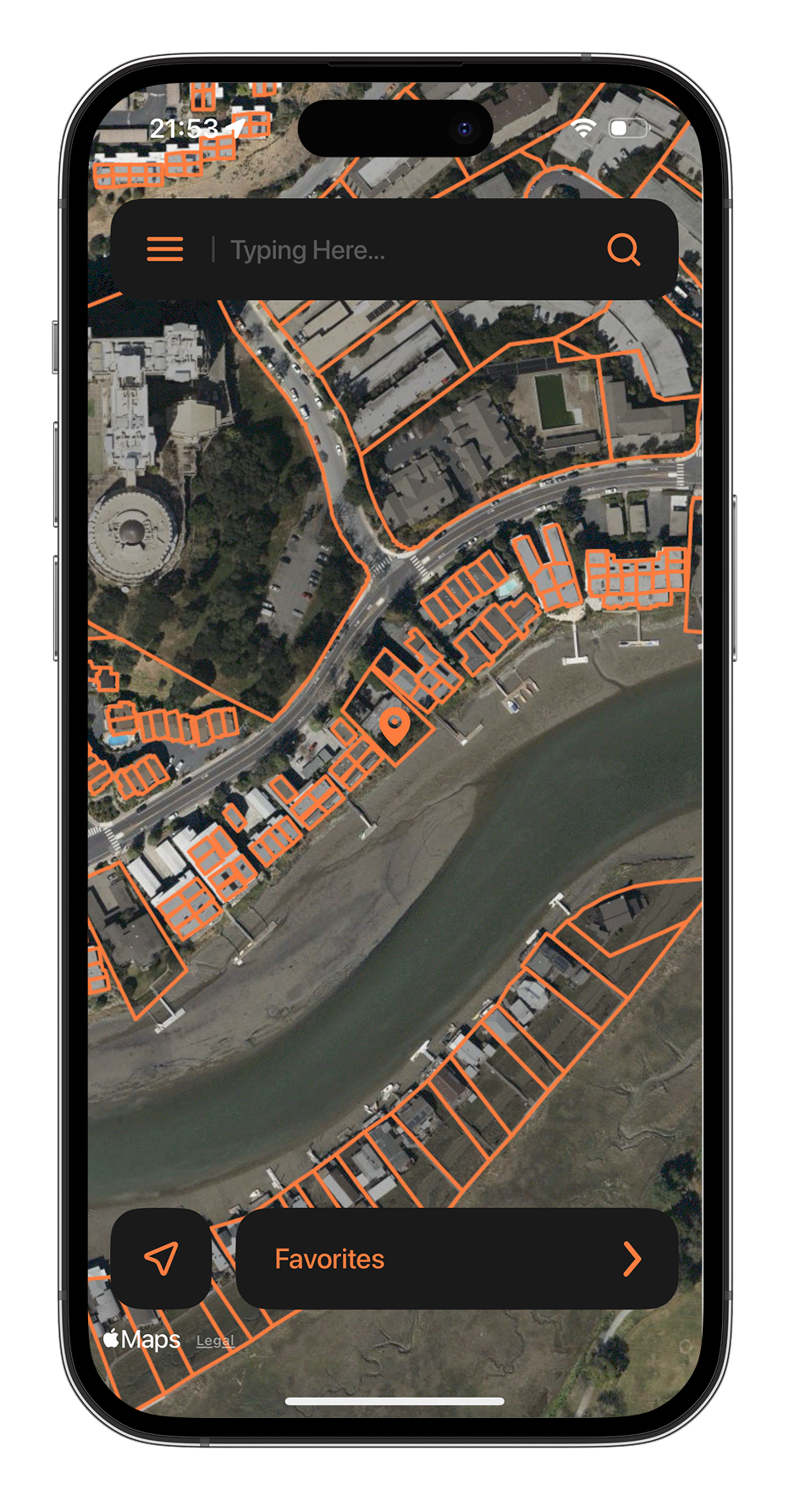 Property lines overlay